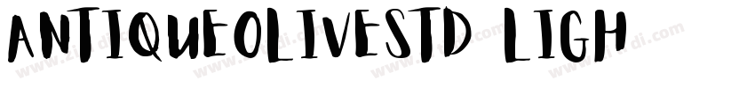 Antique0liveStd Ligh字体转换
